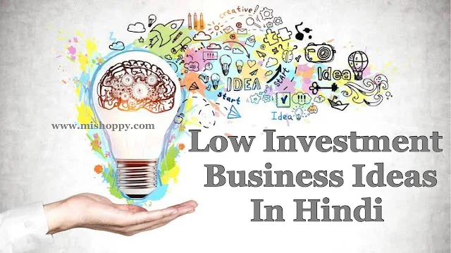 Low Investment Business ideas Hindi