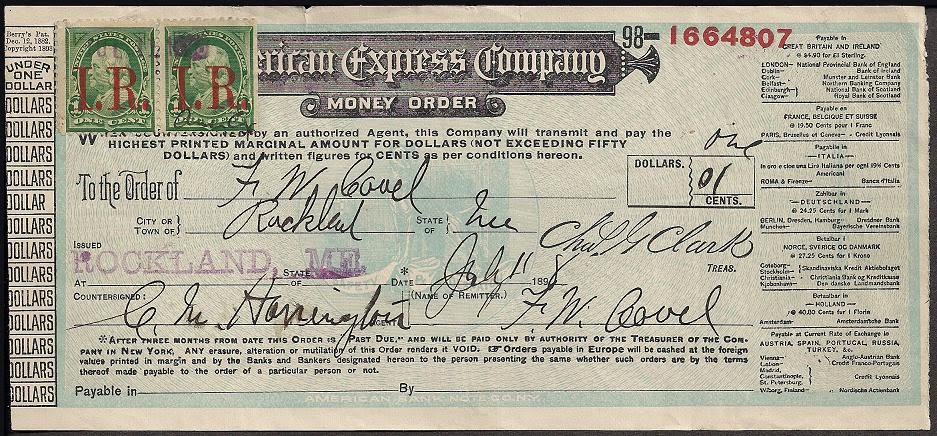 money order example. For example, SELECT