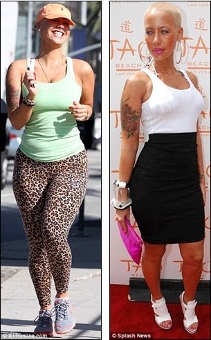 amber rose and wiz khalifa baby. Now and then: Model Amber Rose