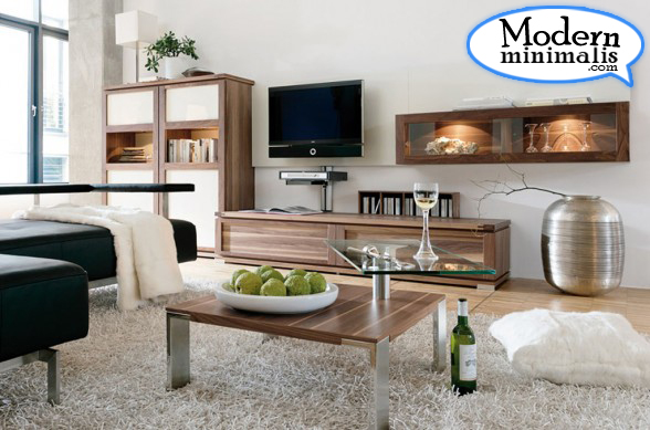 Huelsta Wood Coffee Table Modern Living Room