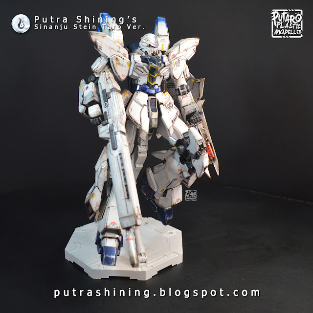 My version of MG Sinanju Stein Ver.Ka | Customize Painting Weathering | The Making by Putra Shining