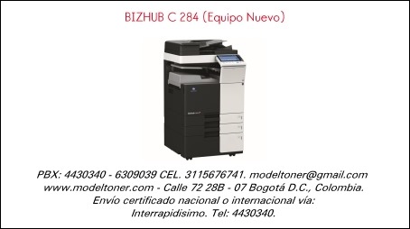 BIZHUB C 284 (Equipo Nuevo)