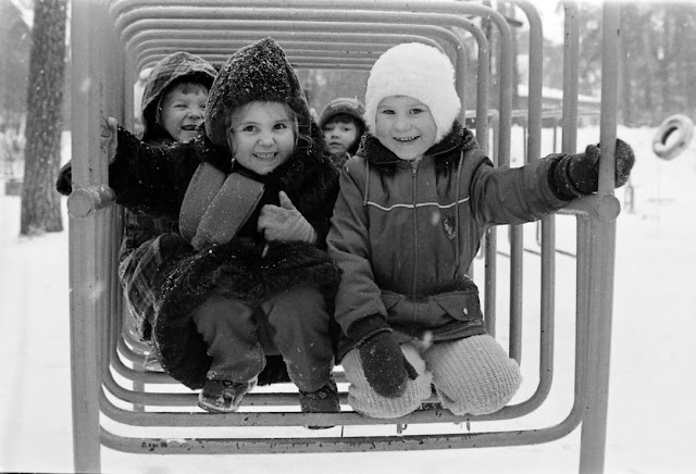 1980-е годы. Рига. Межапарк. Детский городок (автор фото: Виктор Лисицын)