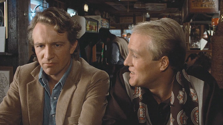 Craig Wasson e Gregg Henry como Jake e Sam no filme 'Dublê de Corpo', de Brian De Palma