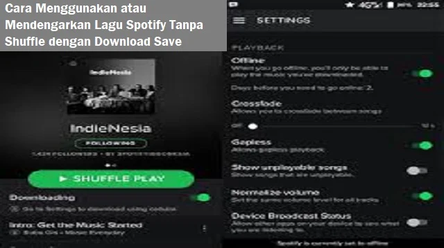 Cara Menggunakan Spotify Tanpa Shuffle