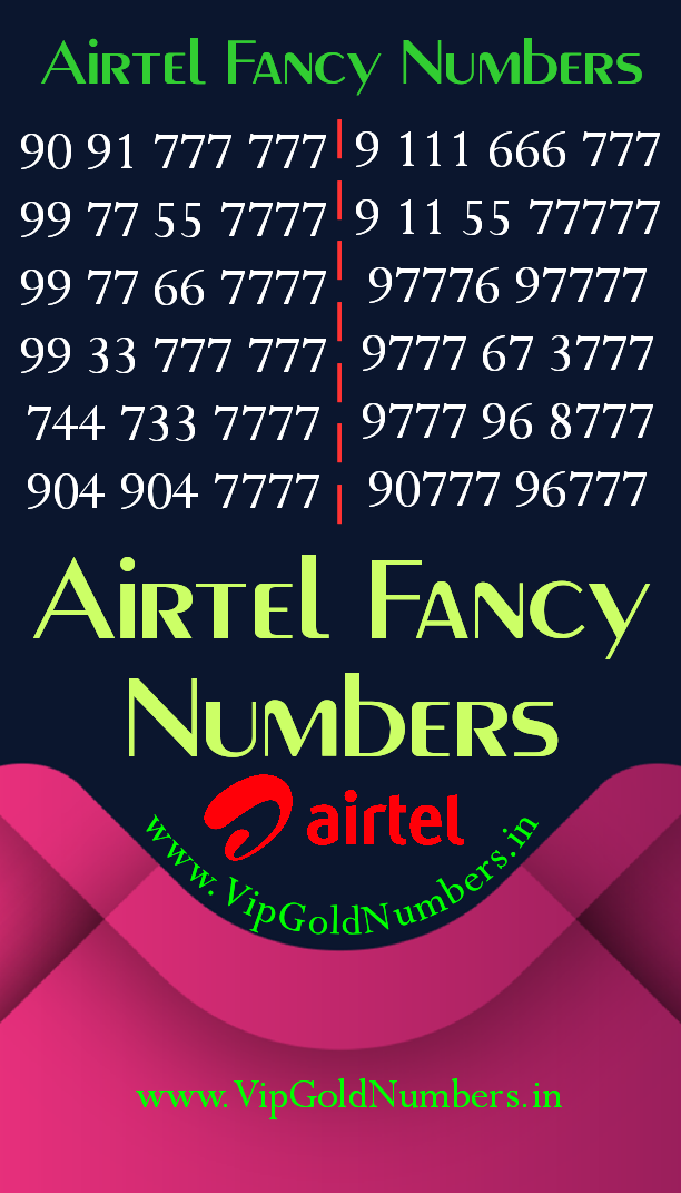 Airtel Fancy Numbers 777