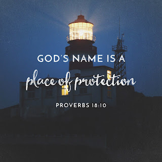 Proverbs 18:10 Bible Verse Image