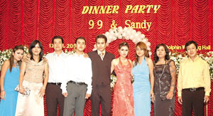 nine nine wedding dinner