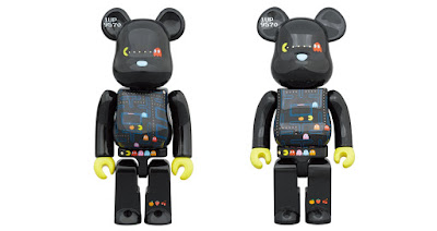 PAC-MAN 40th Anniversary Be@rbrick Vinyl Figures by Medicom Toy