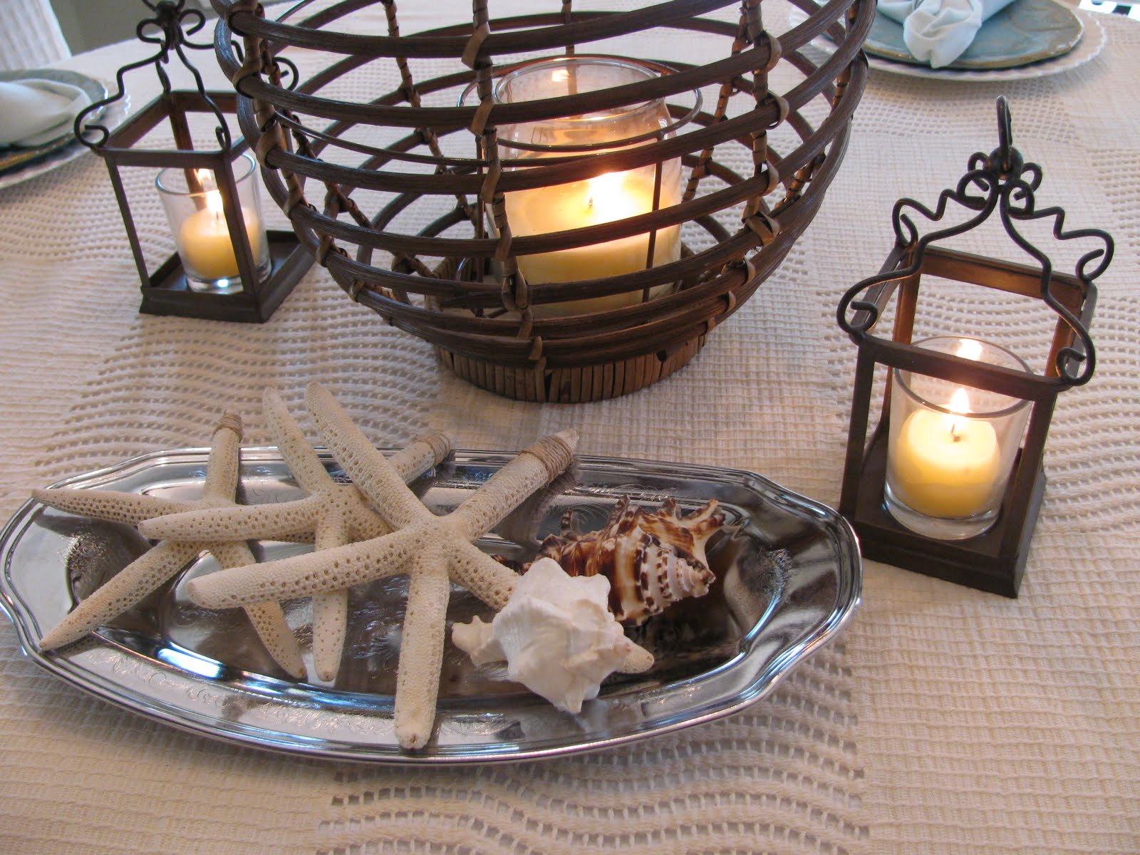 Beach Themed Table Decorations