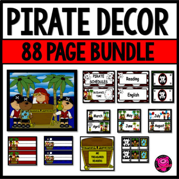 Give your classroom a makeover with this amazing pirate theme decor set! Featuring vibrant colors and engaging designs, this unique set will transform any classroom into an inviting and fun space for learning.