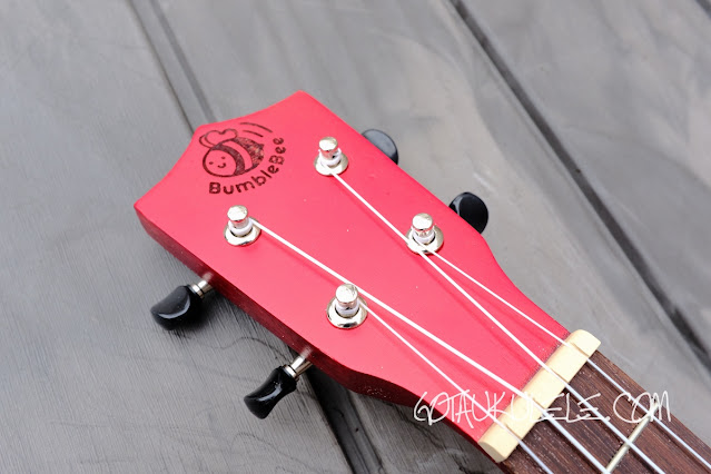 Bumblebee BUS-23 Soprano Ukulele headstock