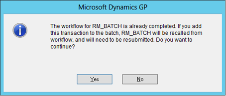 Batch Recall