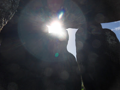 Inside chamber of Trevethy Quoit