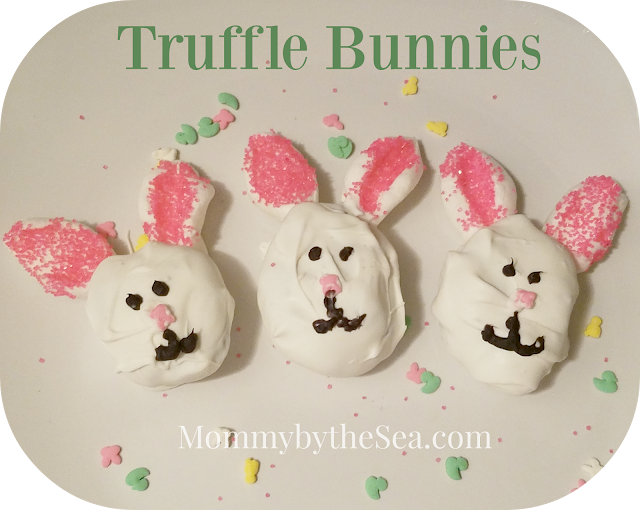 Easter cake pop truffle bunnies chocolate