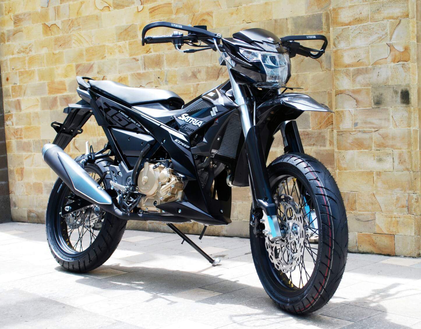 Koleksi Modifikasi Satria Fu Jadi Moto Cross Terbaru Cabang