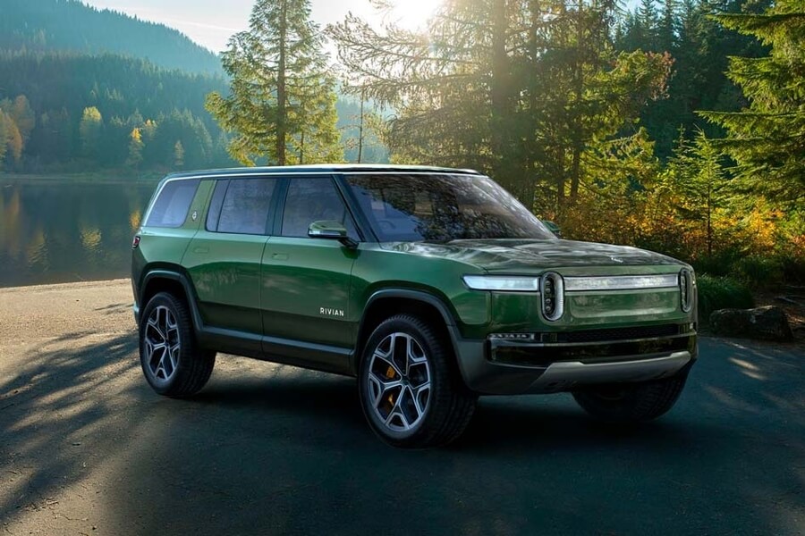 rivian r1t verde