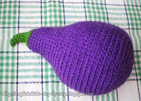 crochet eggplant