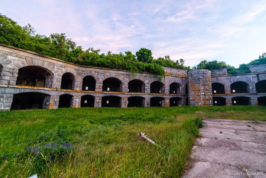 Fort Gorges in Portland, Maine Casco Bay Harbor Summer July 2014 Photo by Corey Templeton