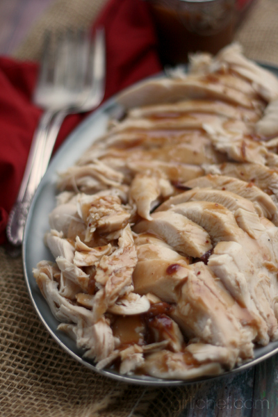 Slow-Cooker Cranberry Turkey Breast with Gravy
