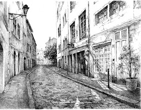 02-Cobbled-street-Architecture-Drawings-Asmik-Babaian-www-designstack-co