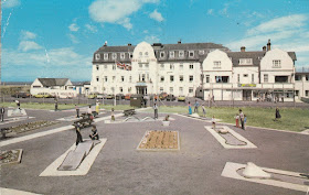 A postcard of Pontin's Prestatyn Holiday Village, Central Beach, North Wales. Postally Used 8 July 1977 Photo Precision Limited