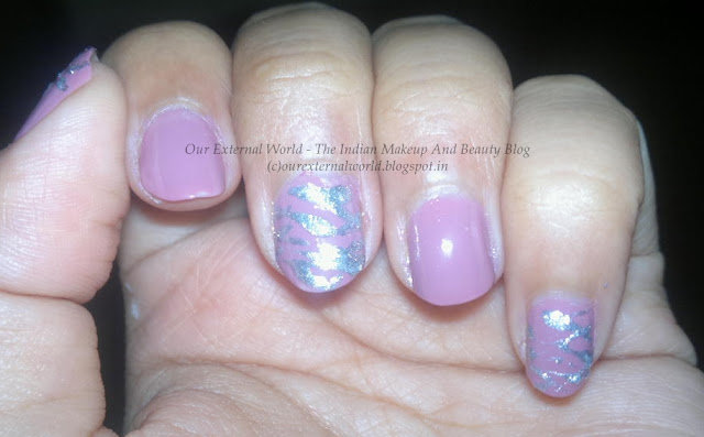 Sugar Spun Nails - Pink and Silver