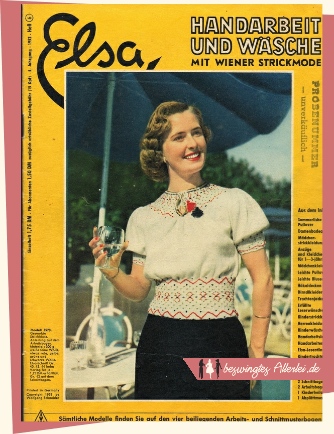 Elsa 06/1952 - Titel