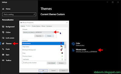 cara ganti kursor windows 10 dari bawaan