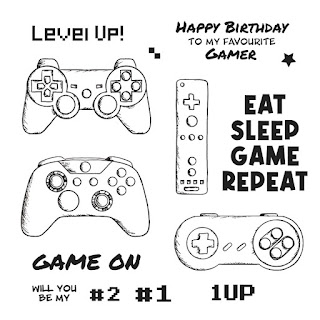 #CTMHVandra, Colour dare, cardmaking, Cricut Design Space, thin cuts, fussy cutting, pocket cards, hidden compartment, Level up Stamp Set, Gaming, Gamer, controller, birthday card, 3D Foam, voucher