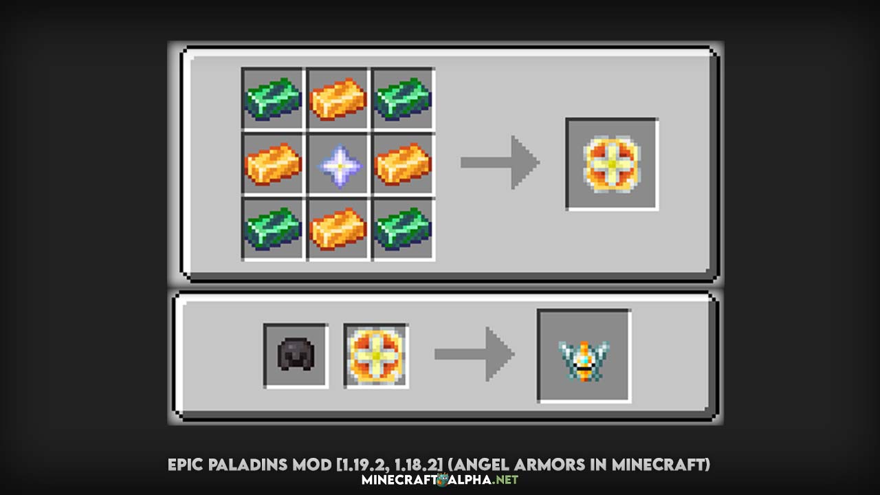 Epic Paladins Mod [1.19.2, 1.18.2] (Angel Armors in Minecraft)