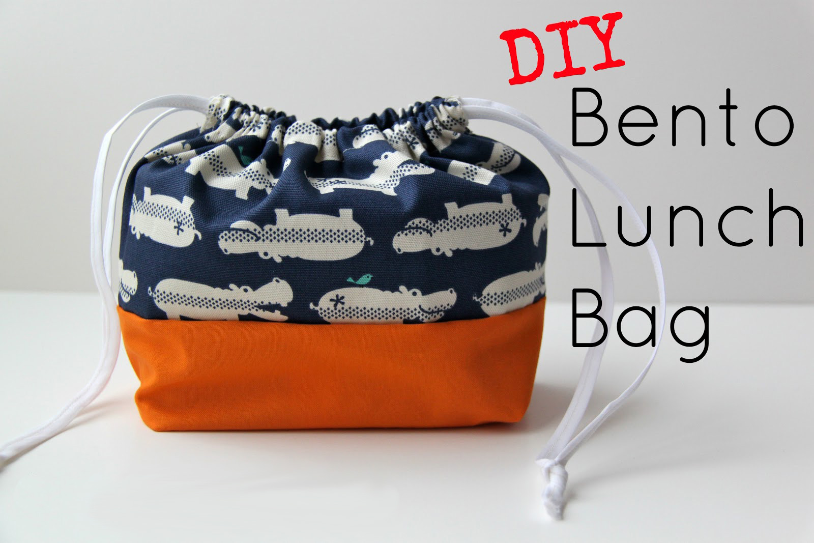 TUTORIAL: DIY Bento Lunch Bag