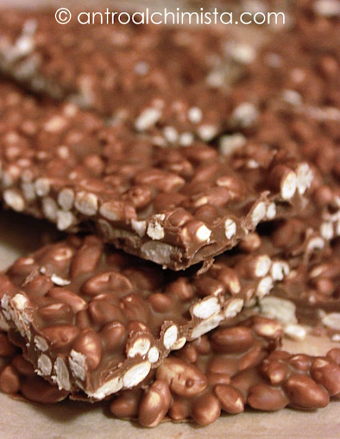 Barrette di Cioccolato con Riso Soffiato