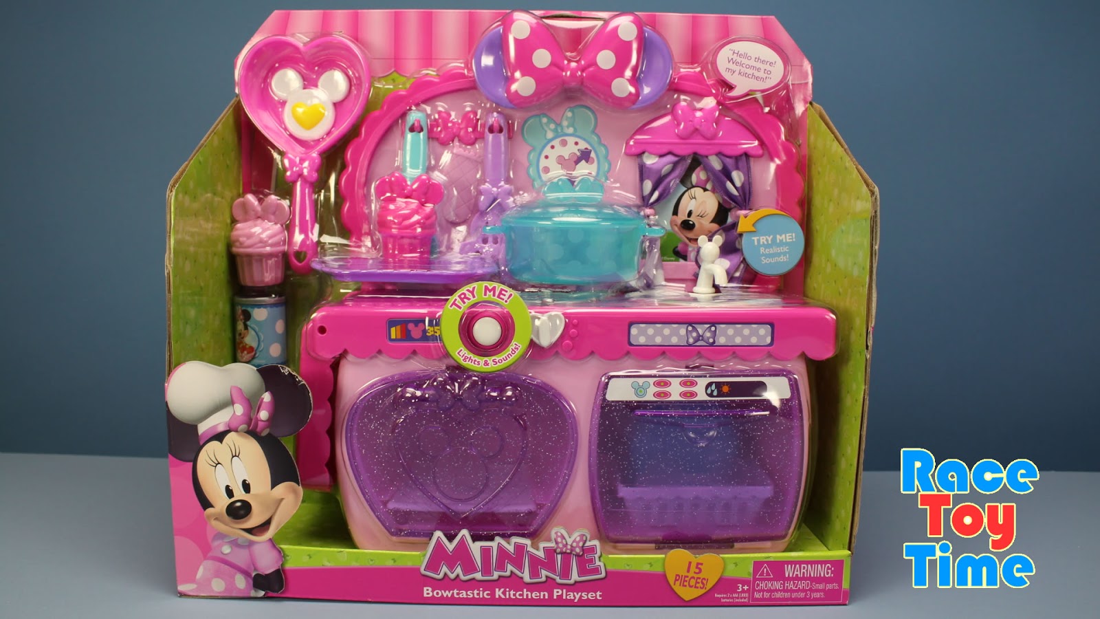 Race Toy Time DISNEY  MINNIE  MOUSE  Bow Tique Bowtastic Toy 