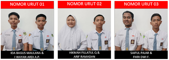 BAKAL CALON KETUA DAN WAKIL OSIS SMAN 1 KARANG BINTANG 2023/2024