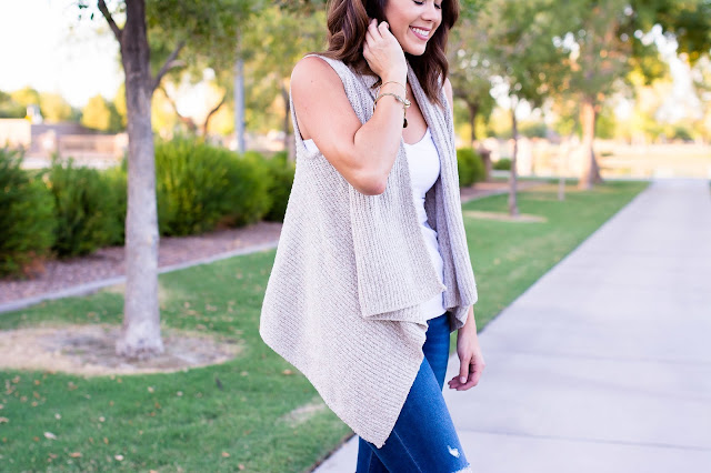 Old Navy open sweater vest for Fall