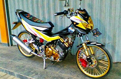 Modifikasi Motor Satria Fu 150cc Racing Look Simple