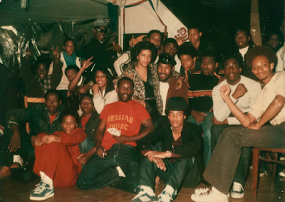 DJ KOOL HERC WITH FRIENDS AT T-CONNECTION, AFRIKA BAMBAATAA, DJ RED ALERT