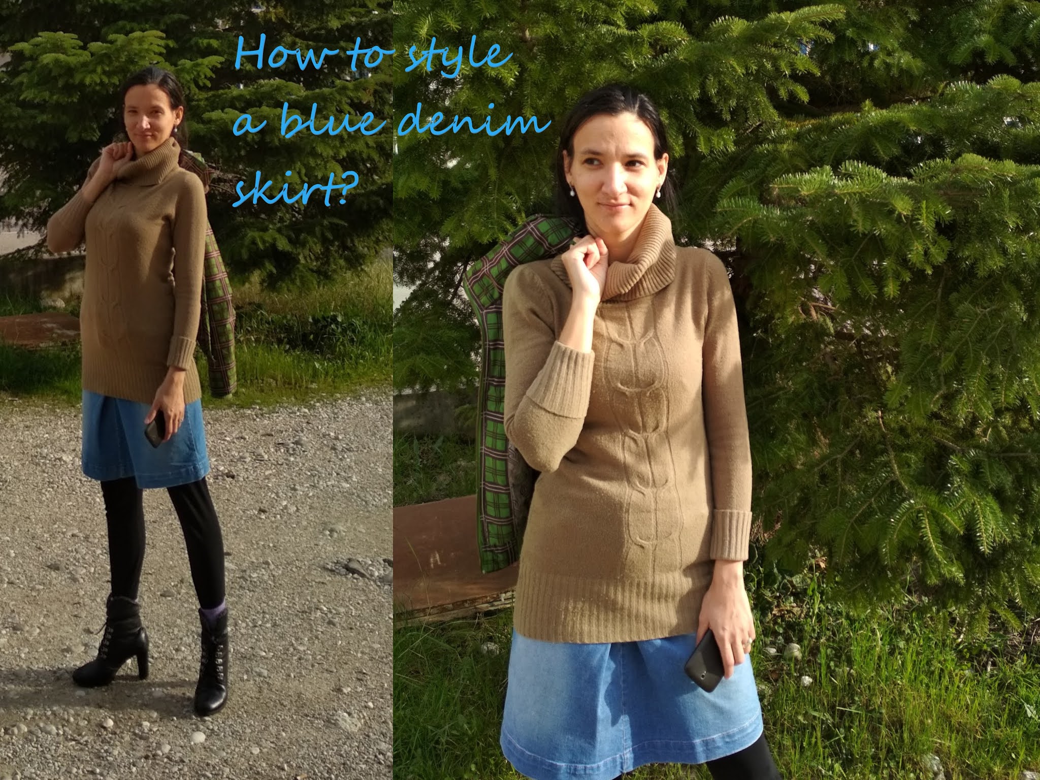 20 WAYS TO STYLE A BLUE DENIM SKIRT #modaodaradosti blog