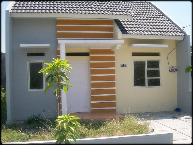 Denah dan model desain  rumah  minimalis type  36 