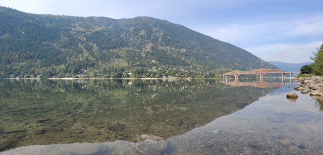 Nelson BC Orange Bridge Lake.