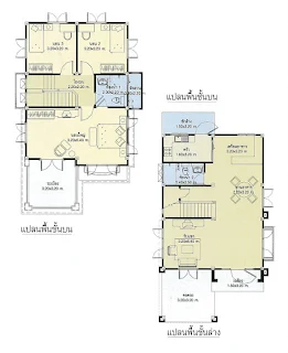 บ้านสองชั้น 3ห้องนอน 2ห้องน้ำ 1 จอดรถ [บ้านพุดชิดญา32]