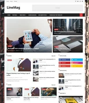 LineMag Blogger Template