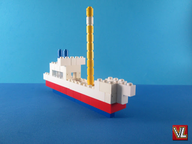 Barco em LEGO vintage