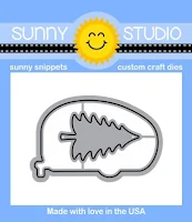 Sunny Studio Stamps: Happy Camper Die with bonus fir tree die