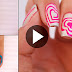 How To Apply Simple And Easy Heart Cyclone Nail Art - See Video Tutorial