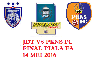 jdt vs pkns fc Final FA 2016