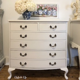 hand painted bow front drawers Lilyfield Life