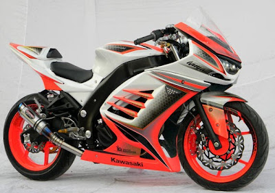 Gambar Modifikasi Motor Kawasaki Ninja 250R Terbaru