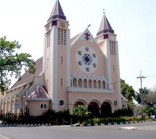 KOTA MALANG NEWS GEREJA KATHEDRAL GEREJA IJEN KOTA MALANG